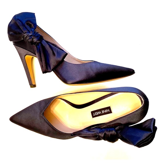 nine west navy shoes